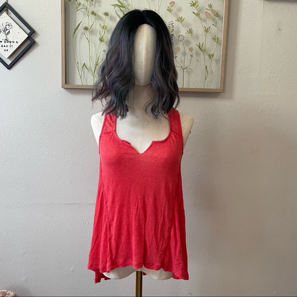 Red Racerback Tank